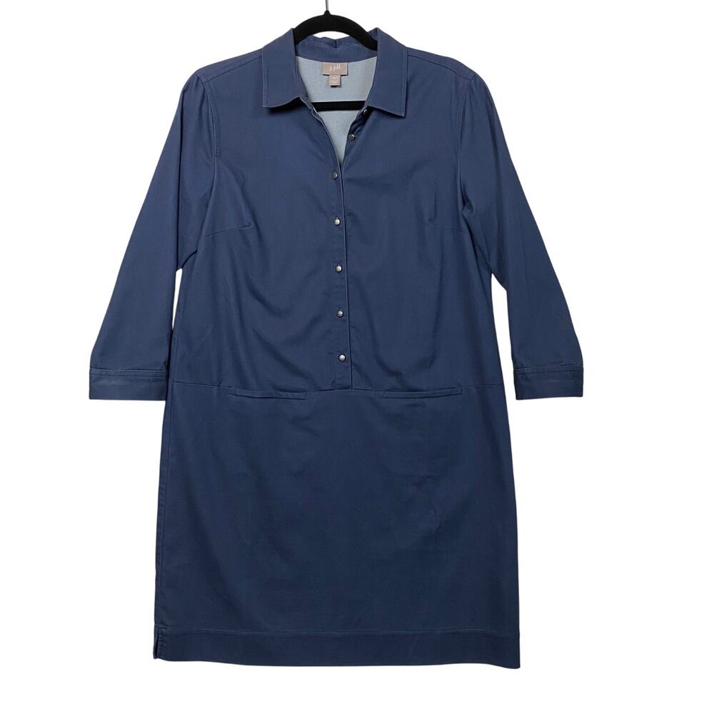 J. Jill Chambray Shirt Dress Size Small